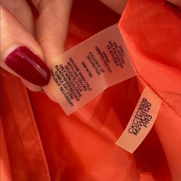 Calvin Klein Coral Pink Women’s Blazer, Size 2 - Picture 4 of 11